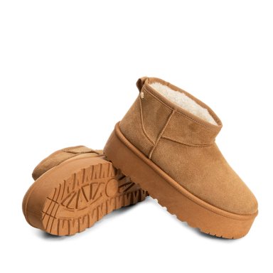 BOTIN CAMEL CASUAL MUJER WEIDE LT123 - 5