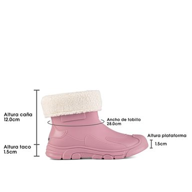 BOTIN DE AGUA MUJER OUTDOOR PVC WEIDE GH181 - 7