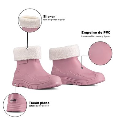 BOTIN DE AGUA MUJER OUTDOOR PVC WEIDE GH181 - 8