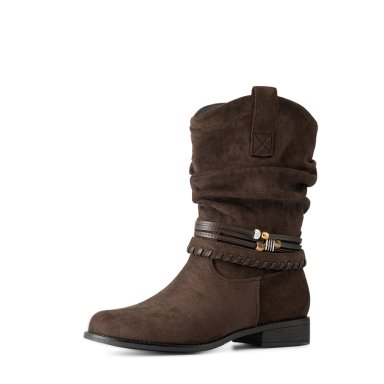 BOTA TACO MUJER OUTDOOR PU TEXTIL WEIDE HX533 - 3