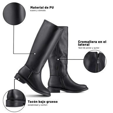 BOTA TACO MUJER CASUAL PU WEIDE HX531 - 8