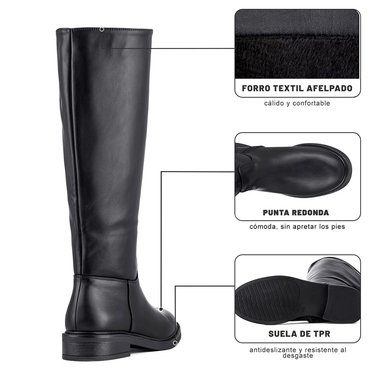 BOTA TACO MUJER CASUAL PU WEIDE HX531 - 9