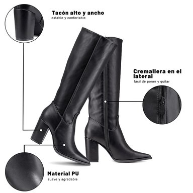 BOTA TACO MUJER URBANA PU WEIDE QBM28 - 8
