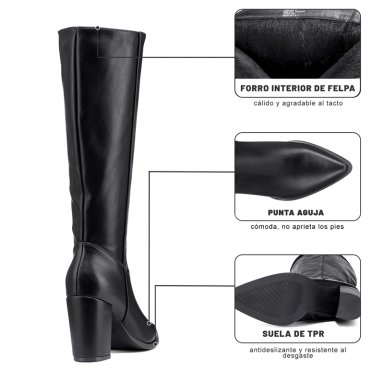 BOTA TACO MUJER URBANA PU WEIDE QBM28 - 9