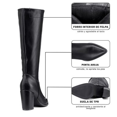 BOTA TACO MUJER URBANA PU WEIDE QBM28 - 9