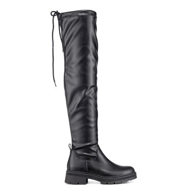 BOTA LARGA CASUAL MUJER ECO CUERO PLATAFORMA MODA WEIDE ZS69 - 5