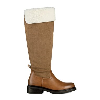 BOTA LARGA MUJER MODA GAMUZA CON FELPA VINTAGE WEIDE CZY601 - 5