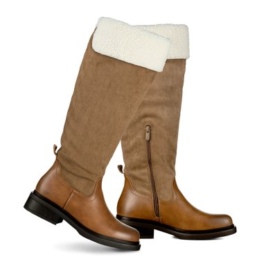 BOTA LARGA MUJER MODA GAMUZA CON FELPA VINTAGE WEIDE CZY601 - 6