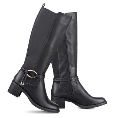 BOTA LARGA MUJER CASUAL PUTACON GRUESO WEIDE ZS71 - 5
