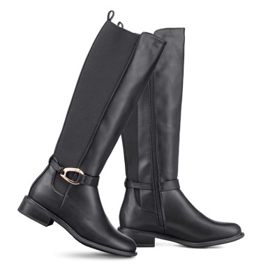 BOTA LARGA MUJER CASUAL PU MODA CLASICO WEIDE ZS70 - 6