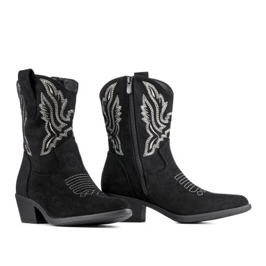 BOTA TACO MUJER ESTILO VAQUERO WEIDE CZY650 - 6