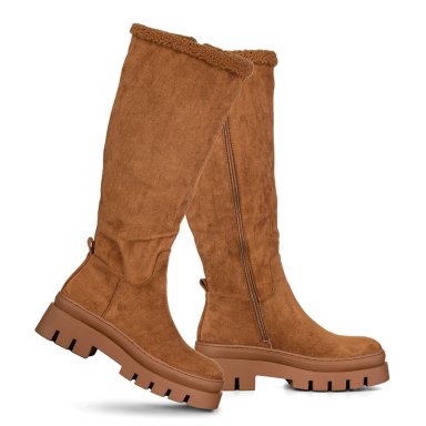 BOTAS LARGAS MUJER CASUAL MODA GAMUZA PLATAFORMA WEIDE HX511 - 6