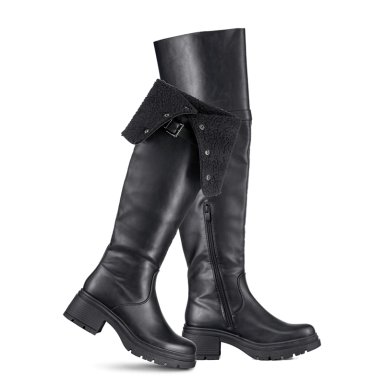 BOTAS LARGAS MUJER DE MODA COMODO TACON GRUESO WEIDE CZY615 - 5