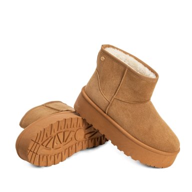 BOTIN CAMEL CASUAL MUJER WEIDE LT122 - 5