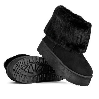 BOTIN CASUAL MUJER VINTAGE MODA TEXTIL CON FELPA WEIDE SL23 - 6
