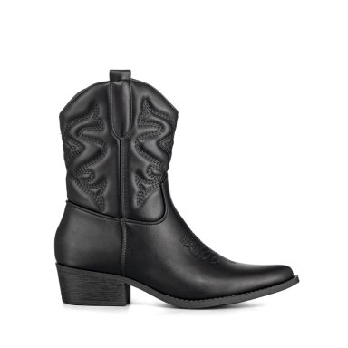 BOTIN CASUAL MUJER MODA VINTAGE COWBOY BORDADO WEIDE QBM20 - 1