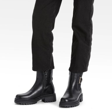BOTIN CASUAL MUJER ECO CUERO CON FELPA COMODO WEIDE ZS60 - 3