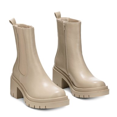 BOTIN BEIGE CASUAL MUJER WEIDE ZS22 - 6
