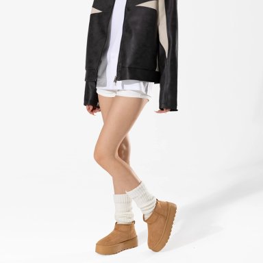 BOTIN CAMEL CASUAL MUJER WEIDE LT123 - 3