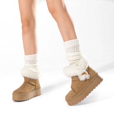 BOTIN CASUAL MUJER GAMUZA VINTAGE ANTIDESLIZANTE WEIDE LT201 - 3