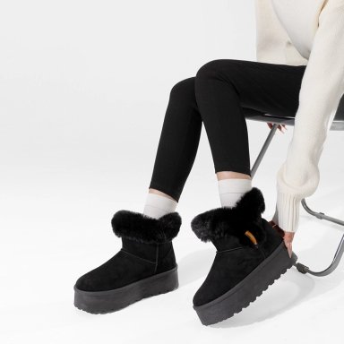 BOTIN CASUAL MUJER PU TEXIL VINTAGE ANTIDESLIZANTE WEIDE LT201 - 2