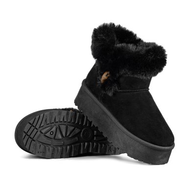 BOTIN CASUAL MUJER PU TEXIL VINTAGE ANTIDESLIZANTE WEIDE LT201 - 6