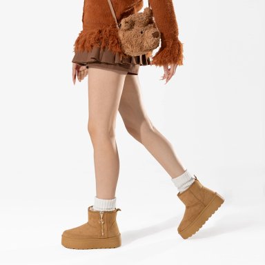 BOTIN CAMEL CASUAL MUJER WEIDE LT121 - 3