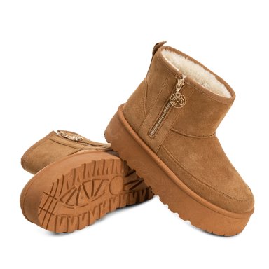 BOTIN CAMEL CASUAL MUJER WEIDE LT121 - 5