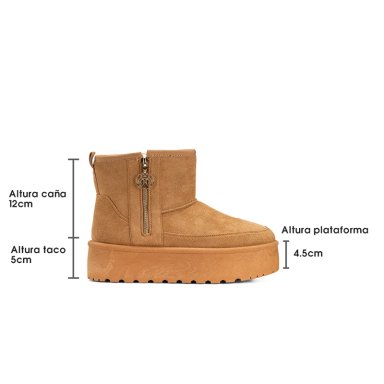 BOTIN CAMEL CASUAL MUJER WEIDE LT121 - 7