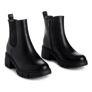 BOTIN NEGRO CASUAL MUJER WEIDE ZS31 - 4