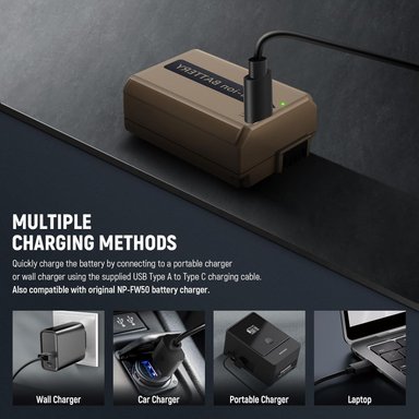 BATERIA NEEWER TNP-FW50 1030MAH CON PUERTO USB-C - 2