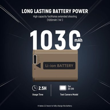 BATERIA NEEWER TNP-FW50 1030MAH CON PUERTO USB-C - 4