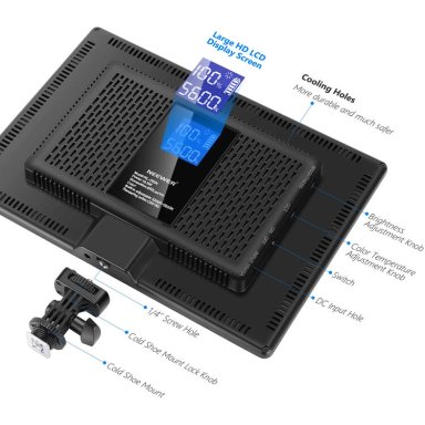 KIT DE PANEL NEEWER NL-192AI DE LUZ LED BICOLOR - 4