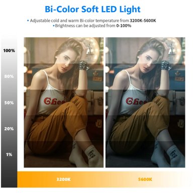 KIT DE PANEL NEEWER NL-192AI DE LUZ LED BICOLOR - 6