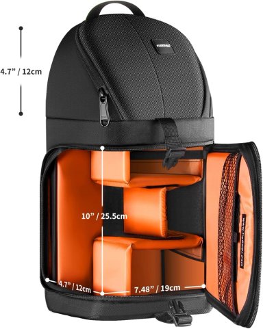 MOCHILA BANDOLERA PARA CAMARA NEEWER (NEGRA) - 5