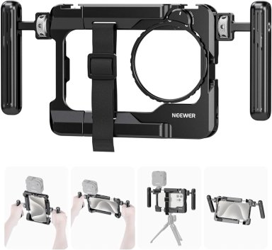 RIG UNIVERSAL PARA VIDEO CON SMARTPHONE NEEWER PA028E CON SOPORTE Y MONTURAS - 1