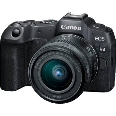 CAMARA CANON MIRRORLESS EOS R8 CON LENTE 24-50 STM - 1