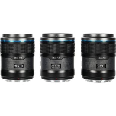KIT DE 3 LENTES SIRUI SNIPER F/1.2 CON ENFOQUE AUTOMATICO (SONY E) - 2
