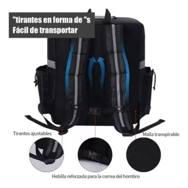 MOCHILA TERMICA MULTIFUNCIONAL DELIVERY REPARTIDOR UBER TIPO - 3