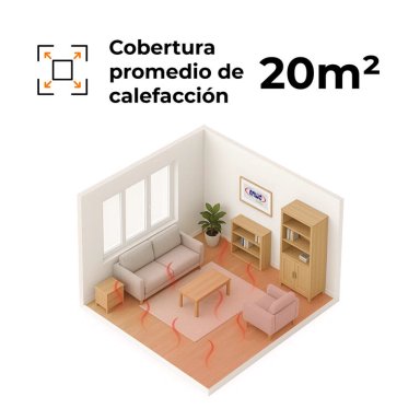 ESTUFA ELE CTRICA ANWO PANEL CONVECTIVO 1500W PROGRAMABLE CON WIFI - 4