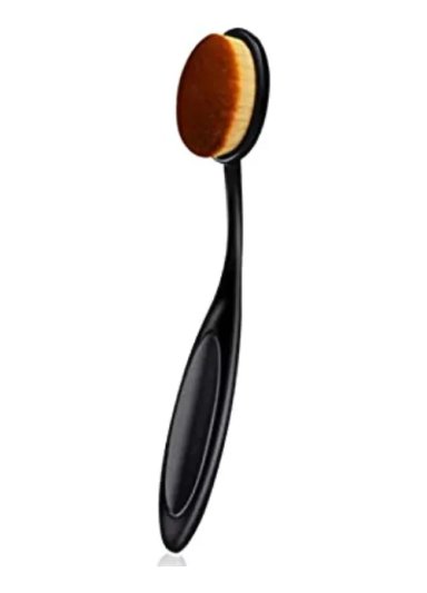 BROCHA PINCEL CEPILLO OVALADA CONTORNO BASE MAQUILLAJE - 6