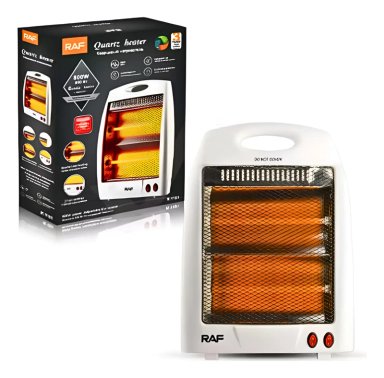 ESTUFA CALEFACTOR ELE CTRICO AJUSTABLE 800W RAF BLANCO R.1191 - 1