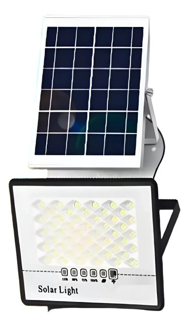 FOCO REFLECTOR EXTERIOR RECARGA SOLAR 200W AHORRA ENERGIA - 1