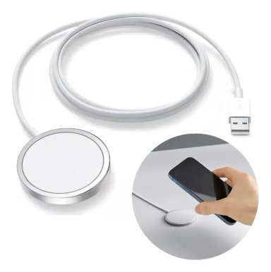 CARGADOR INALAMBRICO MAGNETICO PARA IPHONE MAGSAFE 15W USB - 4