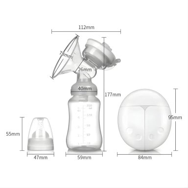 EXTRACTOR DE LECHE MATERNA ELE CTRICO AUTOMATICO DOS VASOS - 3