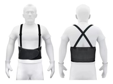 FAJA CINTURON SOPORTE ESPALDA BAJA LUMBAR AJUSTABLE - 2