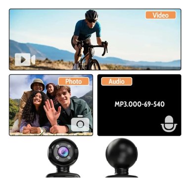 MINI CAMARA PORTATIL WIFI BODYCAM HD CON PANTALLA - 4