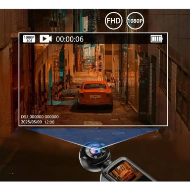 MINI CAMARA PORTATIL WIFI BODYCAM HD CON PANTALLA - 5