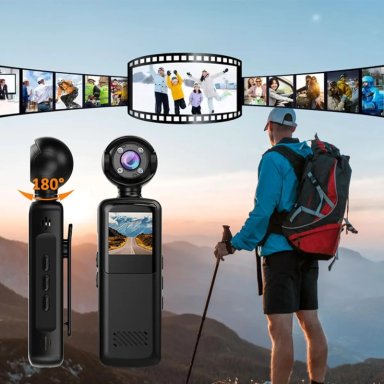 MINI CAMARA PORTATIL WIFI BODYCAM HD CON PANTALLA - 9