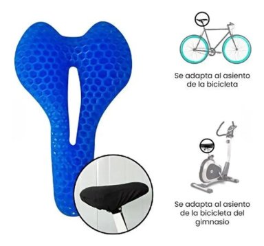 FUNDA COJIN DE GEL PARA ASIENTO DE BICICLETA ERGONOMICO - 3